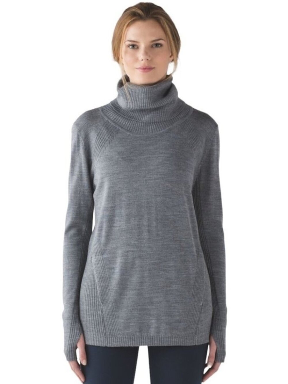 Lululemon Swear And Savasana Merino Wool Funnel Neck Sweater - 6/S